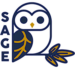 SAGE - logo with owl